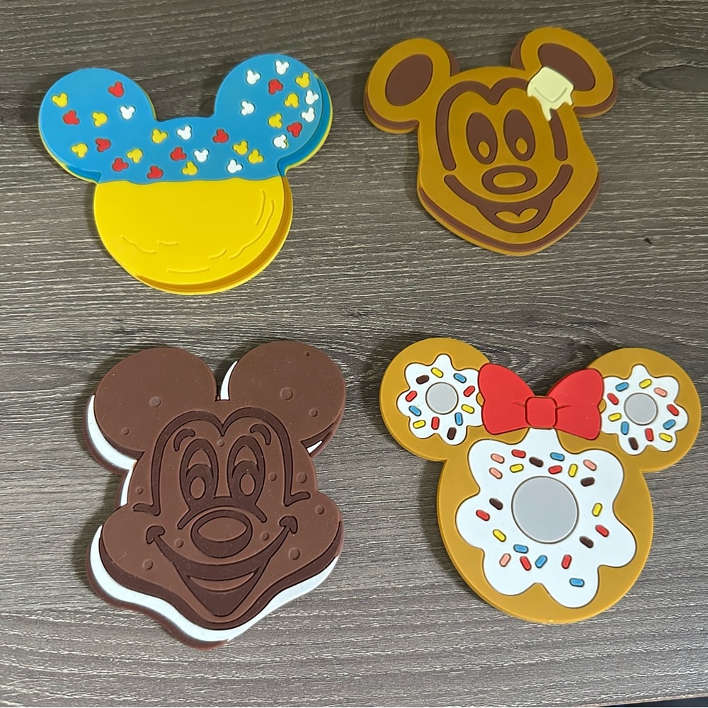 Disney Parks Eats Coasters Snacks Waffle Mickey Ice Cream Sandwich Macaron Donut